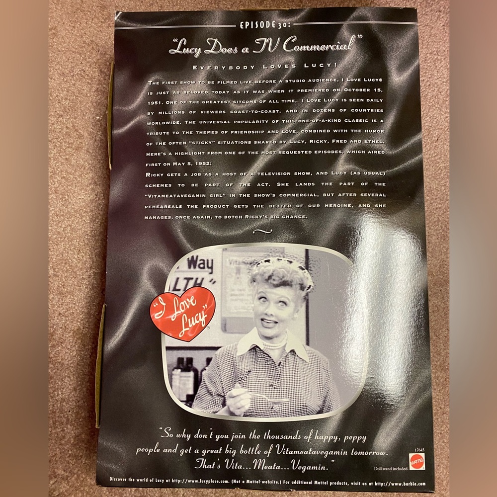 Collector Edition I Love Lucy doll - Picture 2 of 3